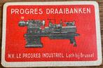 Speelkaart PROGRES DRAAIBANKEN, Verzamelen, Speelkaarten, Jokers en Kwartetten, Ophalen of Verzenden, Zo goed als nieuw, Speelkaart(en)