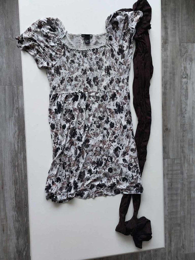 Robe de maternité avec collants bruns assortis. Taille S H&M, H&m-Mama, Taille 36 (S), Enlèvement, Robe