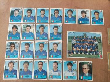 Panini euro 88 team Italië compleet. 27 stickers  beschikbaar voor biedingen