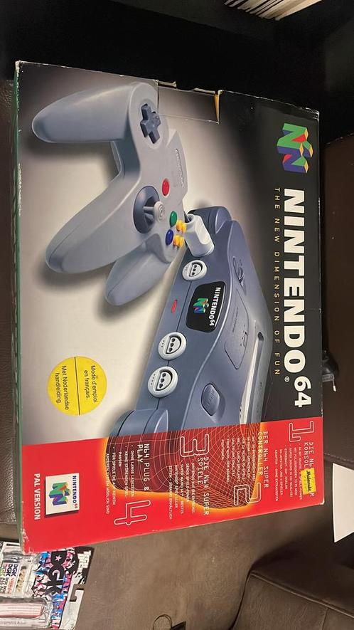 Nintendo 64 Incl Box en schuim!, Games en Spelcomputers, Spelcomputers | Nintendo 64, Zo goed als nieuw, Ophalen