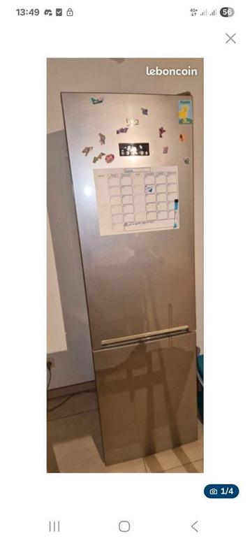 Grand frigo congélateur Beko., Enlèvement, Ne fonctionne pas