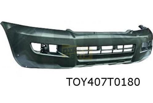 Toyota Land Cruiser 120 (12/02-1/10) voorbumper (zwart) (te, Autos : Pièces & Accessoires, Carrosserie & Tôlerie, Pare-chocs, Toyota