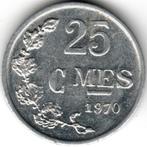 Luxemburg : 25 Centimes 1970 (2)  KM#45a  Ref 14607, Postzegels en Munten, Ophalen of Verzenden, Losse munt, Overige landen