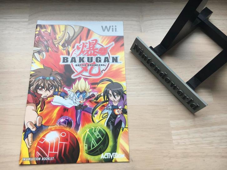 Bakugan Battle Brawlers (Wii) Handleiding, Games en Spelcomputers, Spelcomputers | Nintendo Wii, Zo goed als nieuw, Ophalen of Verzenden