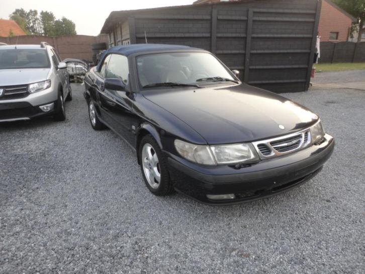Saab 9-3 Cabrio  2.0 Benzine, Auto's, Saab, Bedrijf, Te koop, Saab 9-3, Radio, Benzine, Cabriolet, Handgeschakeld, Leder, Ophalen