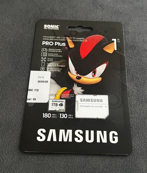 SAMSUNG SONIC PRO PLUS MICROSD 1TB - GEHEUGENKAART, Audio, Tv en Foto, Foto | Geheugenkaarten, Nieuw, MicroSD, 1 TB of meer, Ophalen