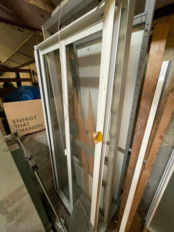 ramen met witte rand, Doe-het-zelf en Bouw, Glas en Ramen, Gebruikt, Gevelraam of Ruit, Dubbelglas, Ophalen