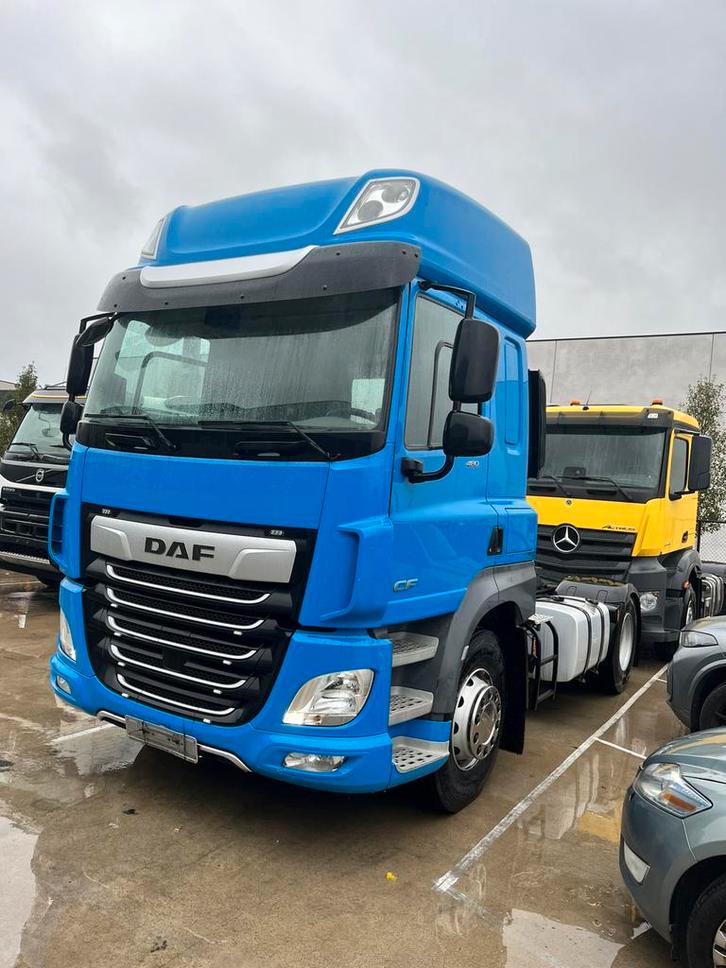 Daf cf 480 met PTO, Auto's, Vrachtwagens, Bedrijf, DAF, Diesel, Euro 6, Automaat, Ophalen