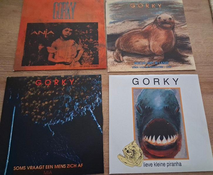 Verzamelbox singles Gorky vinyl, Cd's en Dvd's, Vinyl | Nederlandstalig, Gebruikt, Ophalen of Verzenden