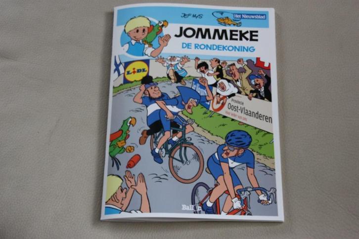 Jommeke DE RONDEKONING (Exclusieve versie  "HET NIEUWSBLAD", Boeken, Stripverhalen, Nieuw, Eén stripboek, Ophalen of Verzenden