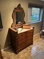 Dressoir met kantelbare spiegel, Huis en Inrichting, Kasten | Dressoirs, Ophalen, Gebruikt, 75 cm of meer, Klassiek