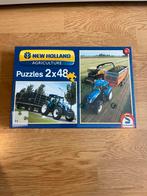 Puzzel tractor New Holland 2 x 48 stuks, Kinderen en Baby's, Ophalen of Verzenden, Zo goed als nieuw