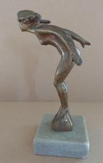 ONBEKEND / NAAKTE VROUW / SCULPTUUR BRONS / H= 18cm, Antiek en Kunst, Ophalen of Verzenden