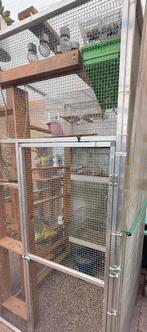 Kooi volière profielen te koop 1m-1m-2m, Ophalen, Gebruikt, Aluminium, Vogelkooi