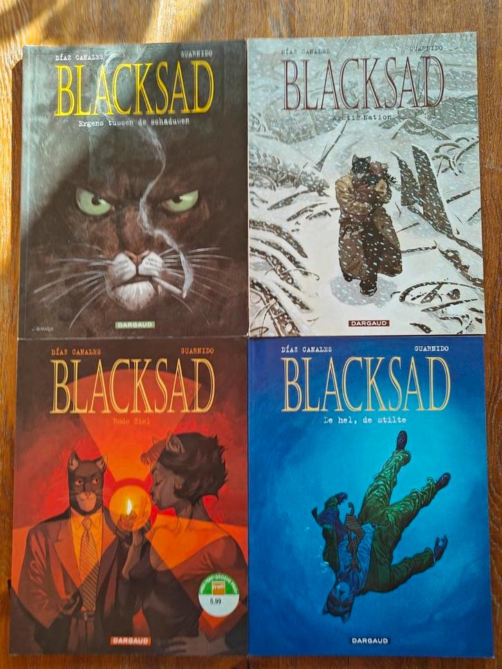 Blacksad deel 1 tot 4. SC, Boeken, Stripverhalen, Zo goed als nieuw, Ophalen of Verzenden