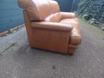 Gratis Komfortable leren 2 zit zonder scheuren, Huis en Inrichting, Zetels | Zetels, Ophalen of Verzenden