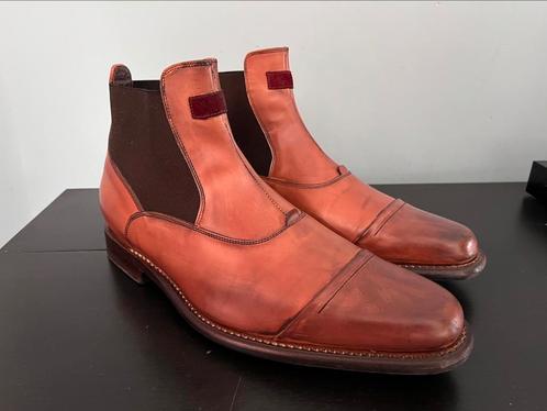 Floris van Bommel herenschoenen maat 7.5 / 41.5 H, Kleding | Heren, Schoenen, Zo goed als nieuw, Boots, Bruin, Ophalen of Verzenden