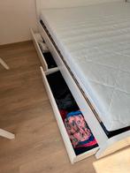 4 bedlades / schuif voor onder bed. Malm Ikea design, Huis en Inrichting, Slaapkamer | Bedden, Ophalen, Zo goed als nieuw, Scandinavisch ikea modern