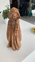 Grote gipsen Maria met kind begin 20’eeuw “cioni”designer, Ophalen of Verzenden