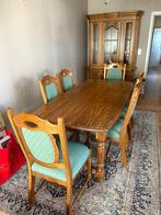 Eettafel met of zonder stoelen, Huis en Inrichting, Tafels | Eettafels, 100 tot 150 cm, Eikenhout, 200 cm of meer, Zo goed als nieuw