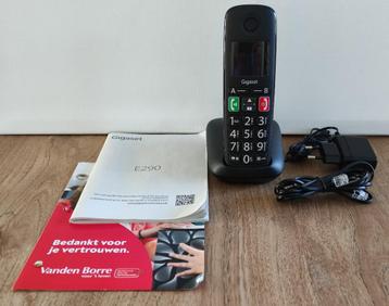 Draadloze Telefoon Gigaset E290R Black Mono  beschikbaar voor biedingen