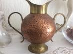 Oude handmade vaas in koper, Antiek en Kunst, Ophalen of Verzenden, Koper