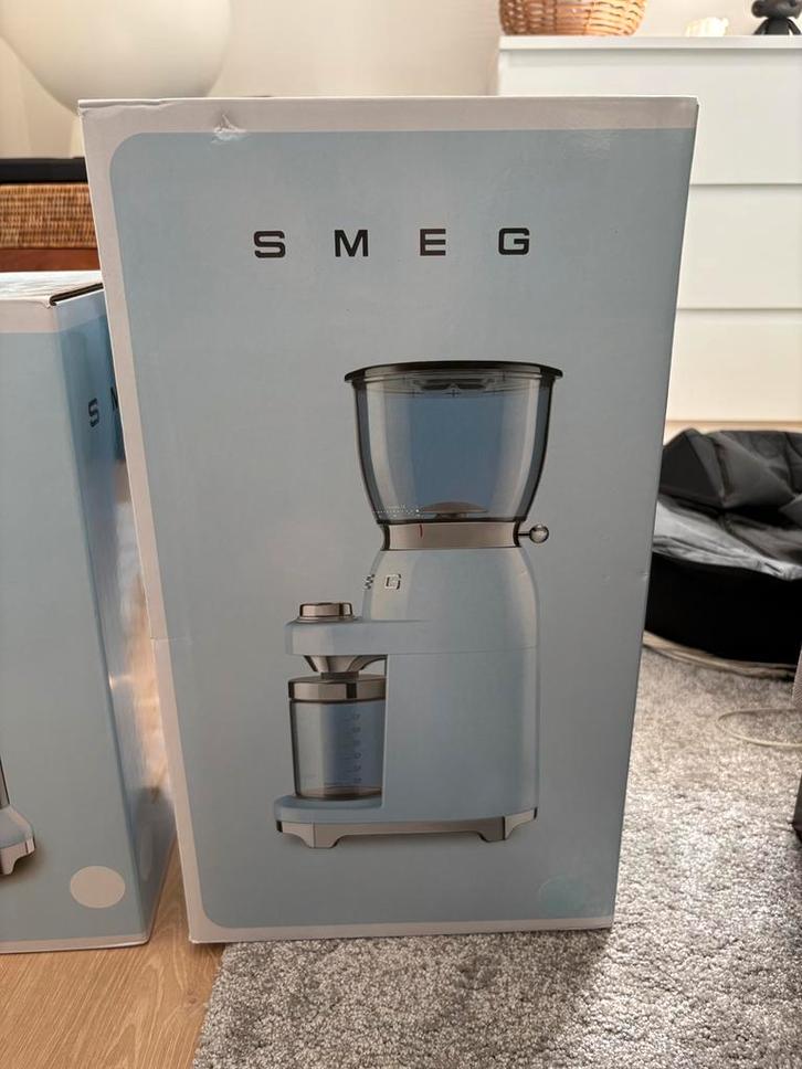 Moulin a cafe SMEG (Bleu), Elektronische apparatuur, Koffiemachine-accessoires, Zo goed als nieuw, Ophalen