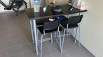 Set eettafel en 4stoelen Ikea , Linkeroever Antwerpen, Ophalen, Gebruikt
