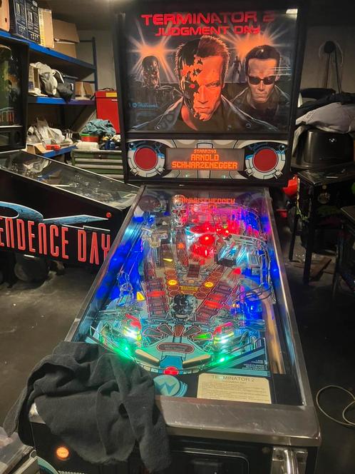 Terminator 2 williams, Verzamelen, Automaten | Flipperkasten, Zo goed als nieuw, Williams, Ophalen