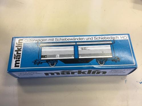Marklin schuifwandwagon 4730 SNCB in OVP, Hobby en Vrije tijd, Modeltreinen | H0, Zo goed als nieuw, Wagon, Wisselstroom, Märklin