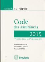 Code des assurances 2015 Bernard Dubuisson Vincent Callewaer, Livres, Sciences sociales, Enlèvement ou Envoi, B. Dubuisson V. Callewaer
