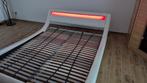 bed, Huis en Inrichting, Slaapkamer | Bedden, Ophalen, Overige materialen, Leder, Beige