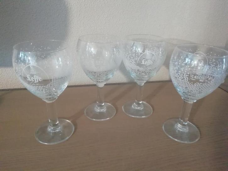 LEFFE SET 4X CHARLES KAISIN LIMITED EDITION, Verzamelen, Glas en Drinkglazen, Zo goed als nieuw, Ophalen of Verzenden