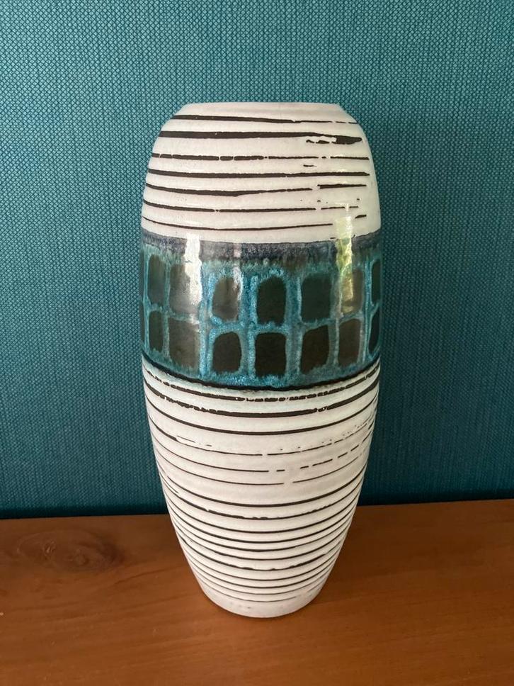 Vintage West Germany vaas Scheurich 224-37, Antiek en Kunst, Antiek | Keramiek en Aardewerk, Ophalen of Verzenden
