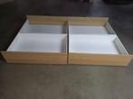 4 Shuiven voor onder Ikea bed, Huis en Inrichting, Slaapkamer | Bedden, Ophalen, Wit, Tweepersoons, Zo goed als nieuw