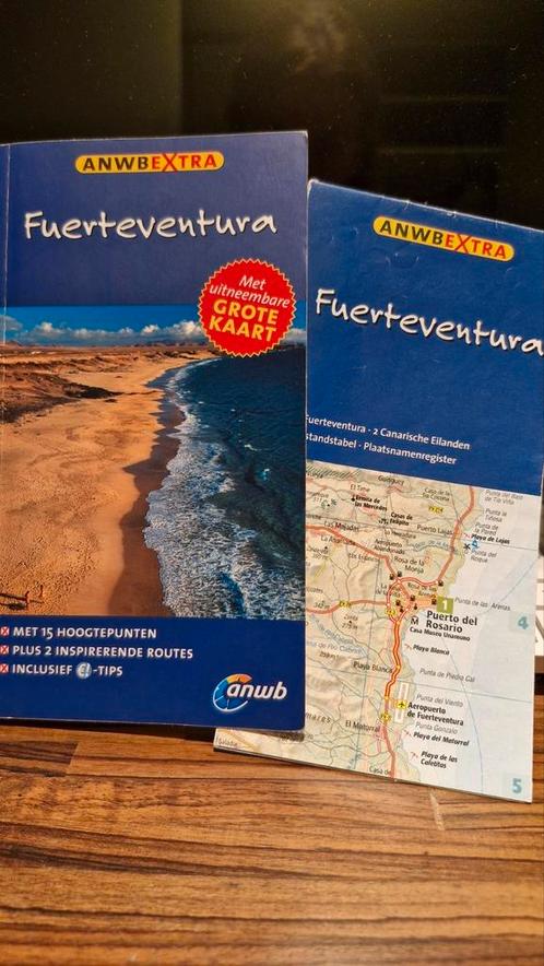 Reisgids anwb Fuerteventura met uitneembare grote kaart, Boeken, Reisgidsen, Zo goed als nieuw, Reisgids of -boek, Europa, ANWB