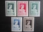 Timbres Belgique - N863 à 867 (x) - 18,50Eur, Spoor van plakker, Koninklijk huis, Frankeerzegel, Ophalen of Verzenden
