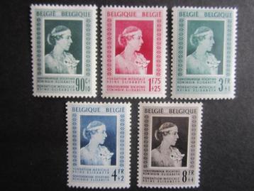 Timbres Belgique - N863 à 867 (x) - 18,50Eur beschikbaar voor biedingen