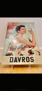 Blikken bord sigaretten Davros 1950, Ophalen of Verzenden, Zo goed als nieuw