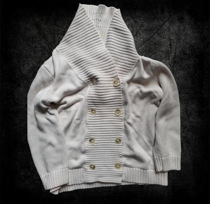 Ralph Lauren damestrui — maat M — dubbele rij knopen, Kleding | Dames, Truien en Vesten, Gedragen, Maat 38/40 (M), Wit, Ophalen of Verzenden