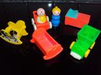 Fisher price, nursery set met baby'tje, mama.Vintage, Kinderen en Baby's, Ophalen of Verzenden