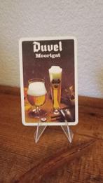 Brasserie bière ancienne carte à jouer Duvel, Collections, Marques de bière, Panneau, Plaque ou Plaquette publicitaire, Duvel