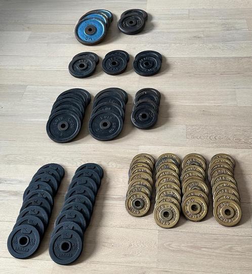 Gewichten / Schijven variërend van 0,5 - 5 kg, Sport en Fitness, Fitnessmaterialen, Gebruikt, Halterschijven, Ophalen