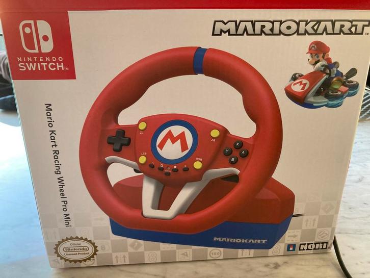Mario Kart Racing Wheel Pro, Games en Spelcomputers, Spelcomputers | Nintendo Consoles | Accessoires, Zo goed als nieuw, Switch