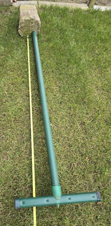 Groene tuinwaspaal - H:210cm - B:75cm met betonvoet beschikbaar voor biedingen