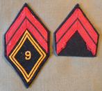 FRANCE /PARA /  Paire de grades 9em RCP., Verzamelen, Militaria | Algemeen, Embleem of Badge, Landmacht, Verzenden