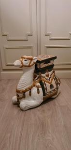 VINTAGE KERAMIEKEN DROMEDARIS PLANTENTAFEL PLANTENSTAANDER, Ophalen, Gebruikt