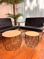 Bijzet- salontafel, Ophalen, Zo goed als nieuw, Rond