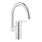 Grohe Eurosmart Keukenmengkraan met Hoge Uitloop (NIEUW), Ophalen, Nieuw, Chroom, Kraan