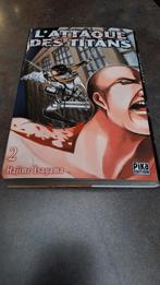 Manga L'attaque des titans tome 2, Livres, Livres Autre, Enlèvement, Neuf
